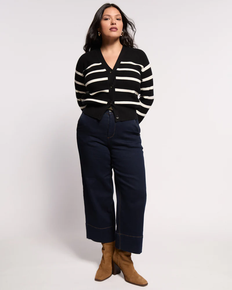 On-model photography on a clean, neutral background, the imagery standard premium marketplaces expect